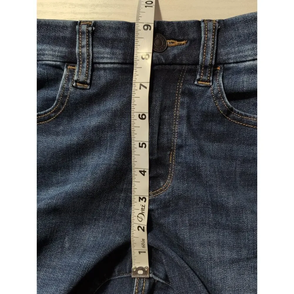 American Eagle Womens 6 Hi Rise Jegging Jeans Blue Dark Wash Stretch Next Level - Picture 8 of 16